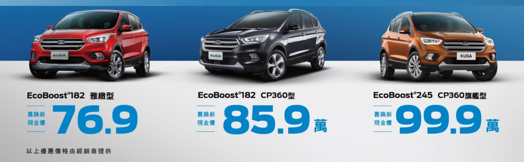 SMALL_【圖三】新世代家庭智能休旅Ford Kuga本月持續提供舊換新現金價超優惠方案